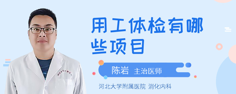 用工体检有哪些项目