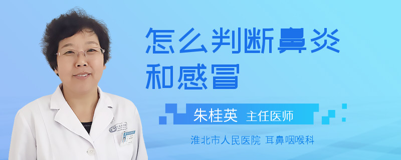 怎么判断鼻炎和感冒