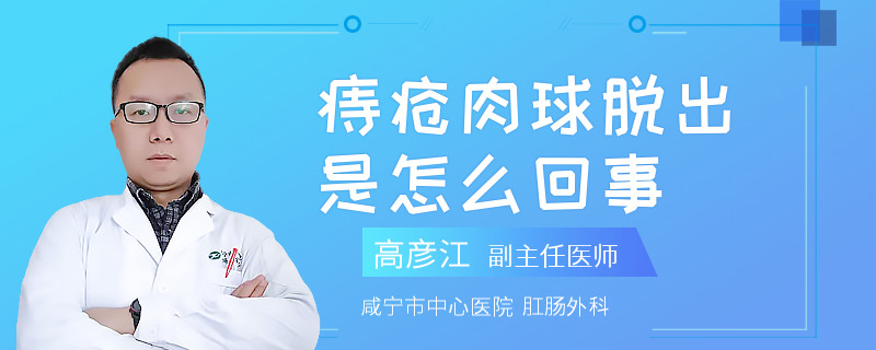 痔疮肉球脱出是怎么回事