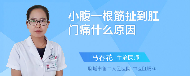 小腹一根筋扯到肛门痛什么原因