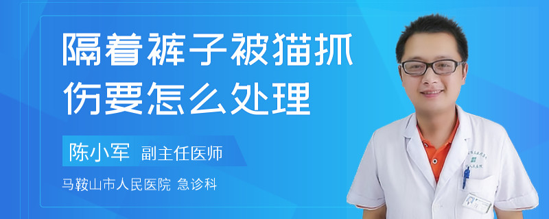 隔着裤子被猫抓伤要怎么处理