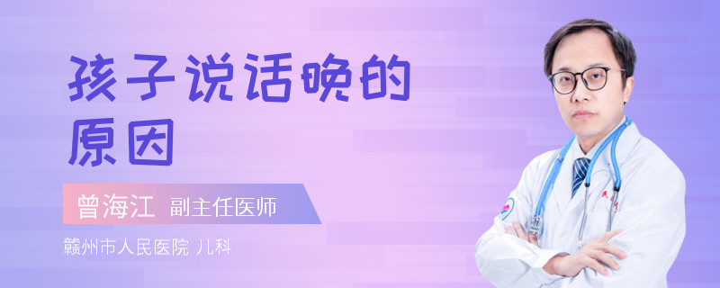 孩子说话晚的原因