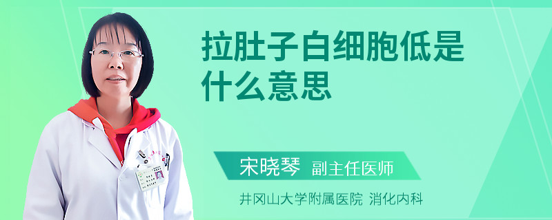 拉肚子白细胞低是什么意思